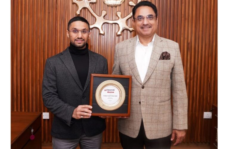 CGC Jhanjeri, Mohali’s Management Honored with Quality Education Award by Punjab’s Education Minister