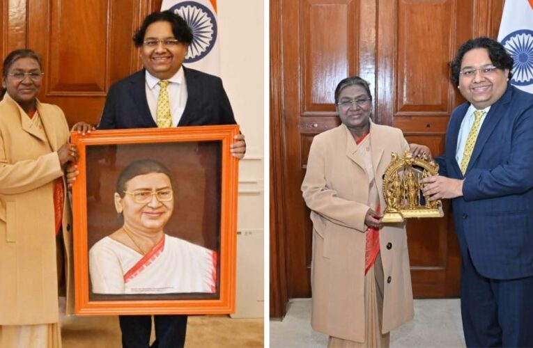 Dr. Basant Goel Receives Prestigious Honour in an Exclusive Meeting with President Droupadi Murmu