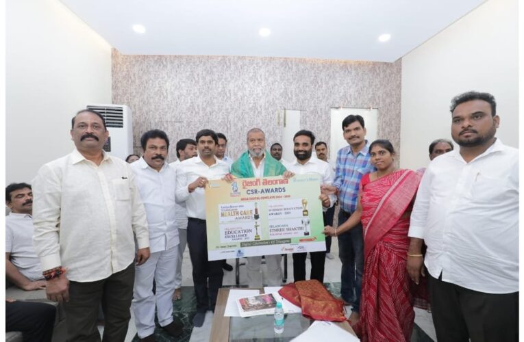 Telangana Health Minister Damodara Rajanarasimha Unveils Rising Telangana CSR Awards 2025