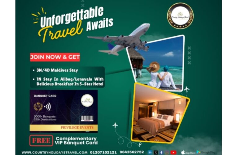 Country Holidays Travel India: Revolutionising The Travel & Tourism With New Travel Portal For The Clients