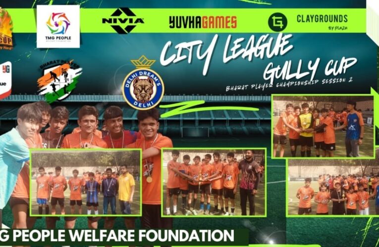 TMG People Welfare Foundation org by City League and Gully Cup 2025-2026 at ClayGrounds By Plaza Delhi