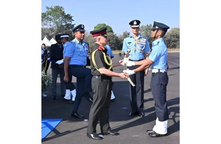 IPS Academy Student Tanishq Agrawal Becomes Flying Officer in Indian Air Force, Awarded Sword of Honour
