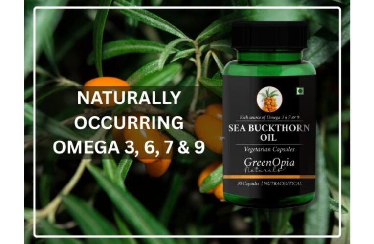 GreenOpia Sea Buckthorn Oil Capsules: The Natural Path to Inner Wellness and Radiant Health