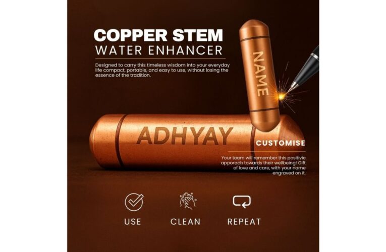 Now People Are Taking Their Hydration Seriously with This Copper Stem Combo