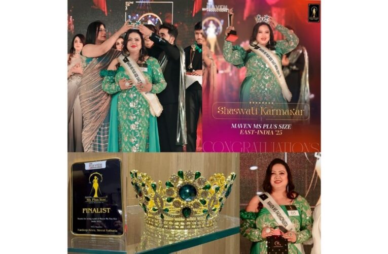 Shaswati Karmakar Wins East India Title at Maven Ms Plus Size India Season 8, Champions Body Positivity