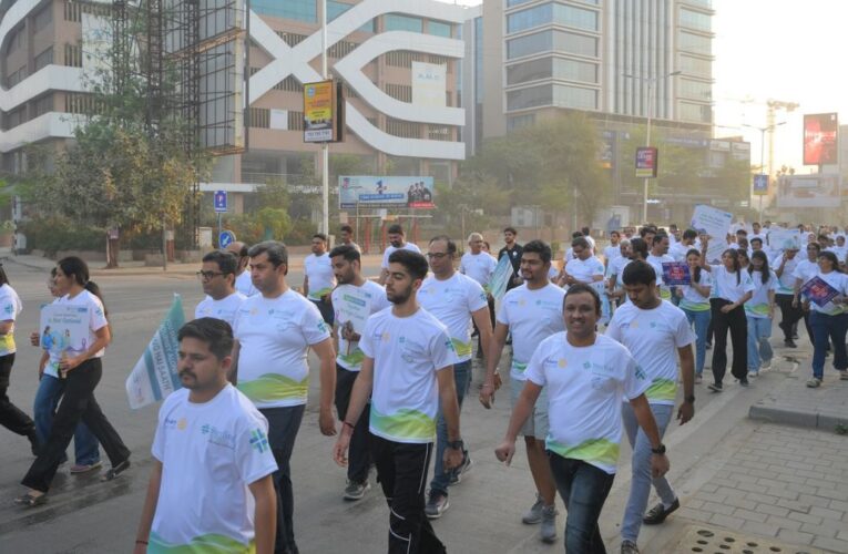 Sterling Hospitals Sindhubhavan Unit Spearheads Cancer Awareness Walkathon with Rotary Club