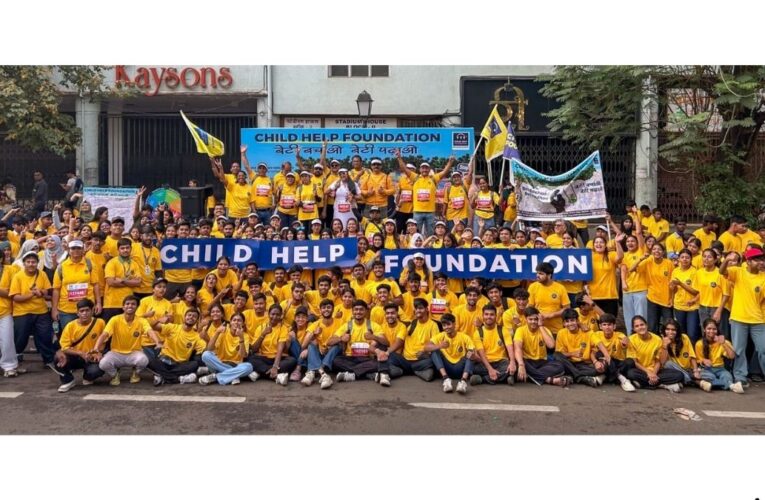 Child Help Foundation Runs for the Girl Child at Tata Mumbai Marathon 2026