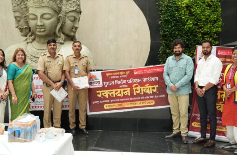 Surajya Nirman Pratishthan Foundation Organizes Mega Blood Donation Drive at Mantralaya, Mumbai
