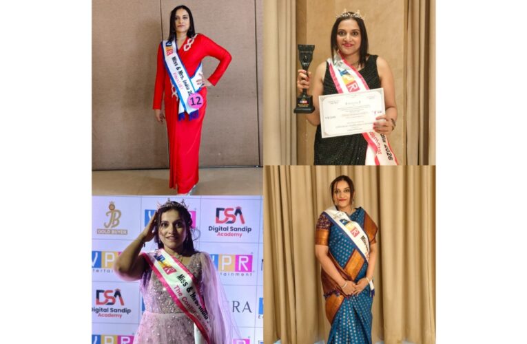 Meghana Santhosh Rao Crowned ‘Miss Confident Star’ at VPR Miss and Mrs India, Inspires Women to Follow Their Dreams