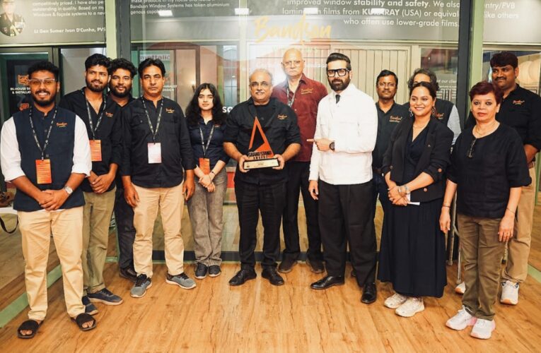 Bandson Windows, a Pioneer in Premium Fenestration, wins the Grandstand Jury Award in the Gold Category at Ace Reflect Goa