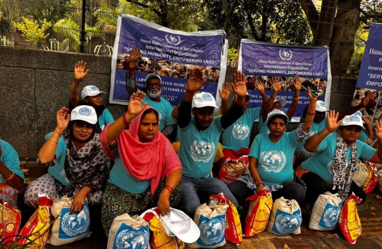 Human Rights Commission for the United Nations Conducts Humanitarian Drive in Rohini, New Delhi