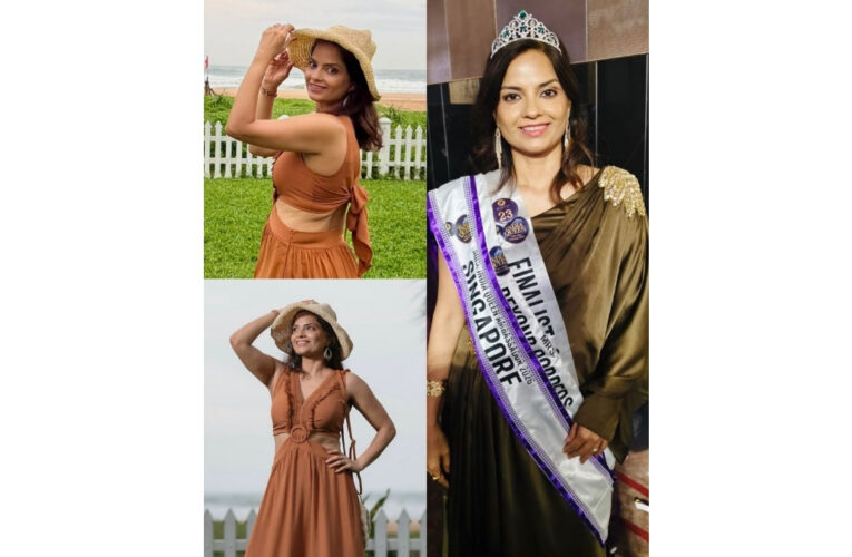 Saloni Gaba Wins Mrs. Beyond Borders & Mrs. Brand Ambassador – Singapore at Mrs. India Queen 2026