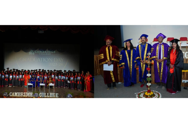 ‘Be Skill Oriented and Society Ready’: Chairman Shri D.K. Mohan Sets Vision at Cambridge College Graduation 2026