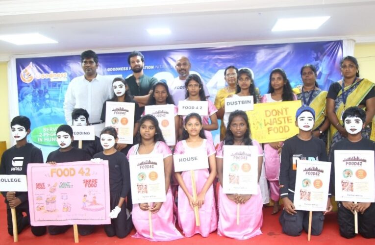 Actor Santhosh Prathap Joins Goodness Foundation to Launch ‘Food42’ Campaign for a Hunger-Free World