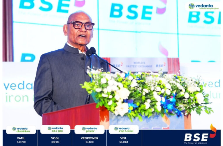Vedanta Creates History; Lists Four Independent Companies at BSE and NSE
