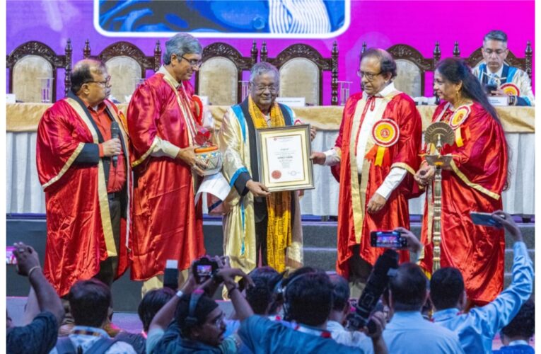 Techno India Group Honours Infinity Group CMD Ravindra Chamaria with Honorary Doctorate