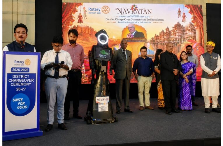 Humanoid Robots and Drone Steal the Spotlight at Rotary District 3291 Changeover Ceremony: IEM-UEM Innovation Creates History