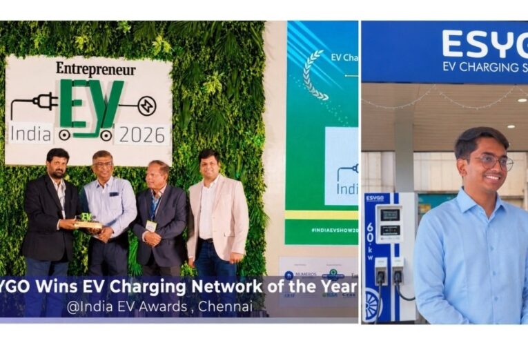 ESYGO Wins “EV Charging Network of the Year” at India EV Awards 2026