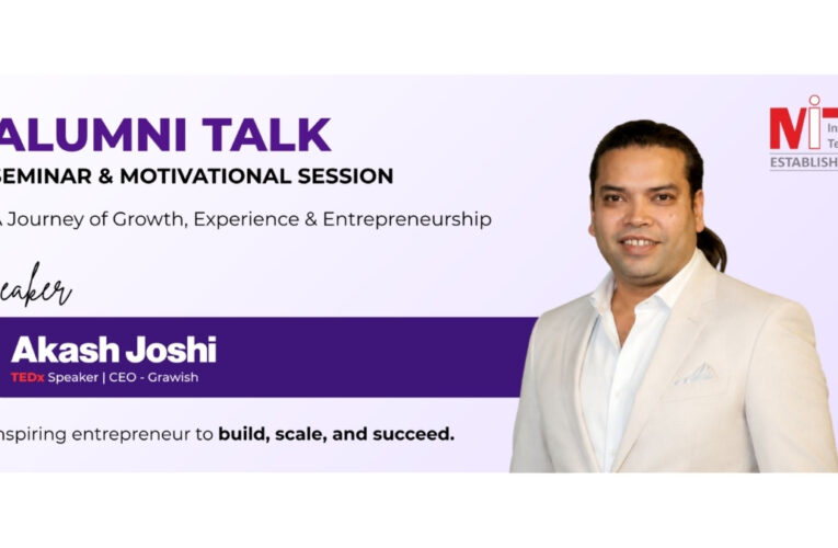 MIT Alumni Inspire Series: Entrepreneur Akash Joshi Returns to His Alma Mater to Guide Future Engineers