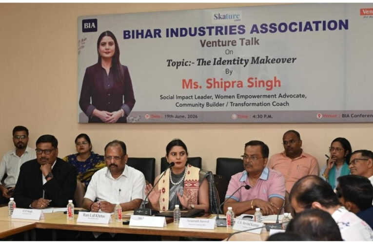 Mrs. Universe Creativity 2023 Shipra Singh Inspires Entrepreneurs and Business Leaders at Bihar Industries Association with Her Signature Program, “The Identity Makeover”