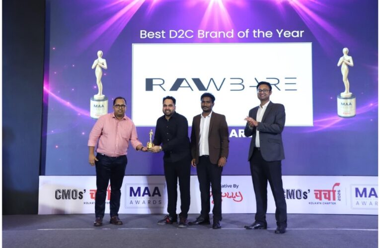 Rawbare Wins ‘Best D2C Brand’ at Adgully MAA Awards: A Testament to Purpose-Driven Branding and Digital Excellence
