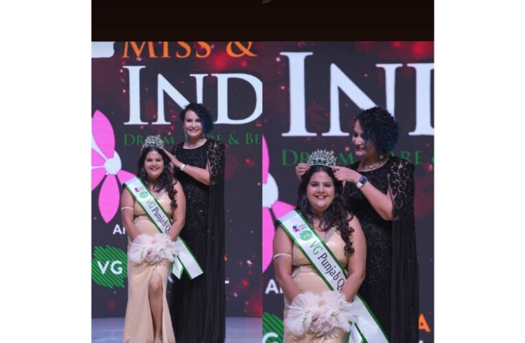 Geeta Gupta Crowned Mrs Punjab at VG Miss & Mrs India Pageant, Inspiring Women Through Confidence and Ambition