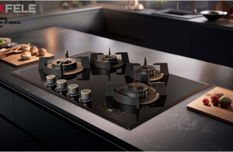 Hafele Cronus Digi-Step Hobs Simplify Cleaning with Thoughtful Burner Design
