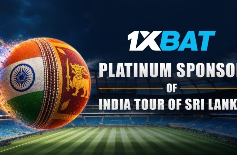 1xBat Named Platinum Sponsor of India’s Tour of Sri Lanka