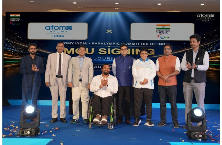 Atomy India Joins Hands with the Paralympic Committee of India as Official Nutrition and Wellness Partner