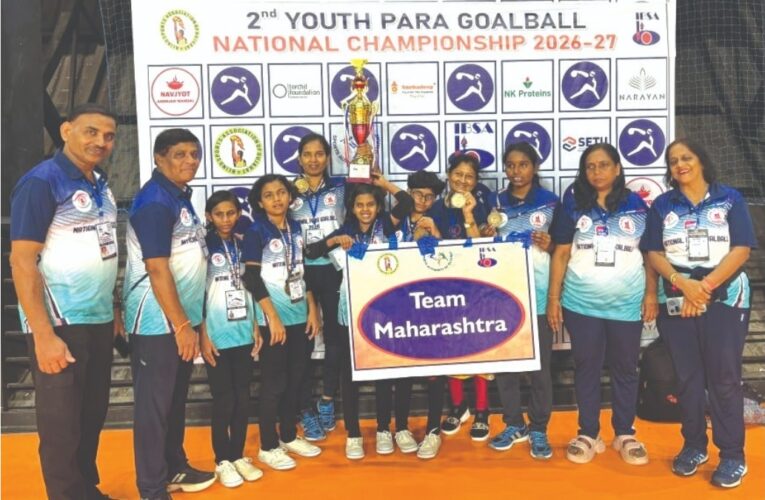 Maharashtra Junior Girls are National Champions at Youth Para Goalball Championship 2026