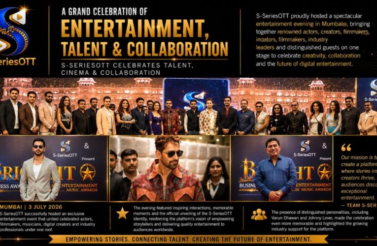 Varun Dhawan, Johnny Lever Unite as S-SeriesOTT Makes High-Impact Debut with Star-Powered Mumbai Showcase
