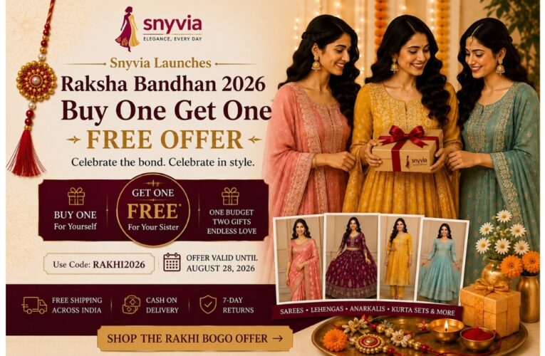 Snyvia Launches Raksha Bandhan 2026 Buy One Get One Free Offer on Women’s Ethnic Wear
