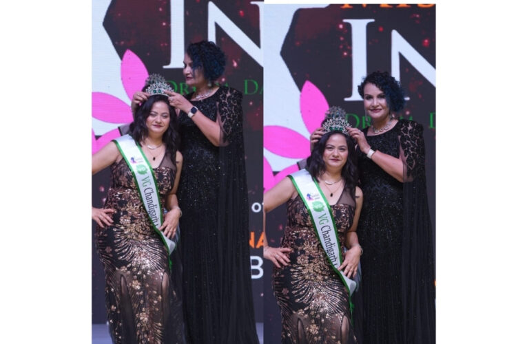 Sunita Khunger crowned Mrs Chandigarh Queen 2026 at VG Miss and Mrs India Season 8