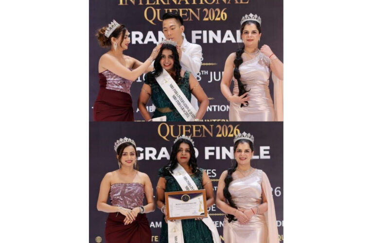Nimmy S Kumar Crowned Mrs Graceful India International Queen 2026, Inspiring Women to Discover Their True Potential