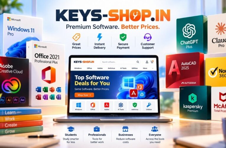 Keys-Shop.in: Making Premium Software More Affordable for Students, Professionals and Businesses